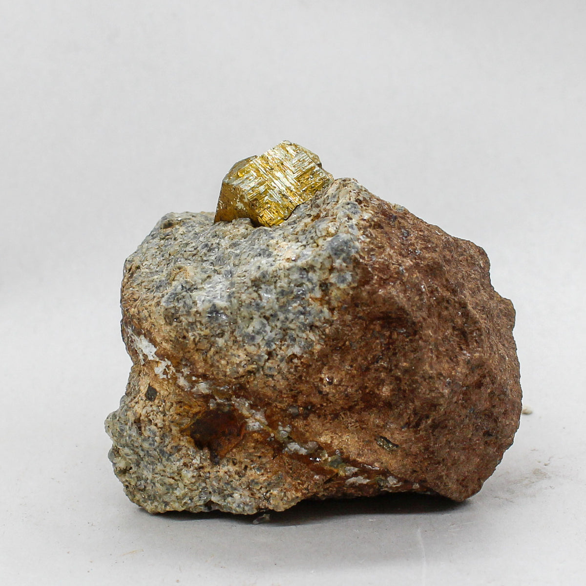 Pyrite Iron Cross with Matrix #002
