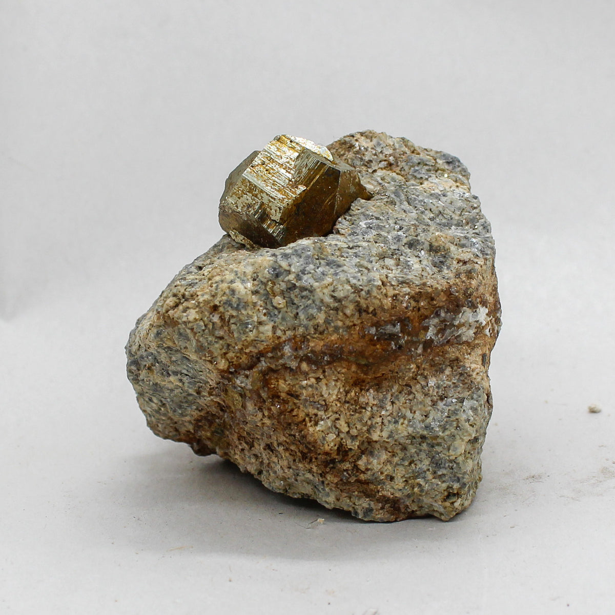 Pyrite Iron Cross with Matrix #002
